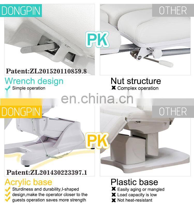 Good quality electric pedicure chair beauty facial bed and massage table