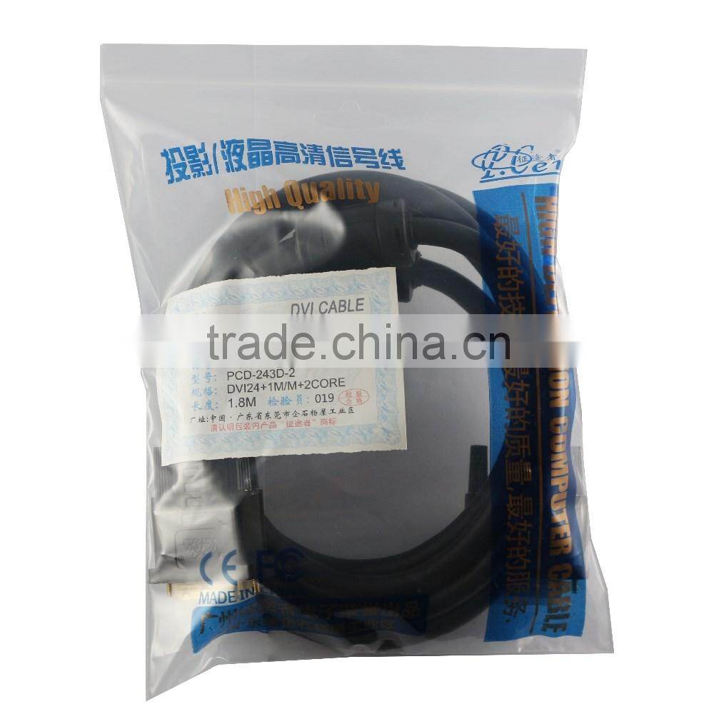GOOD COMPATIBILITY PCER 24+1 MALE TO MALE DVI CABLE FOR COMPUTER/TV