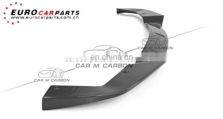 F87 M2 front lip fit for F87 2014-2018y M2 to K-style carbon fiber front lip for M2