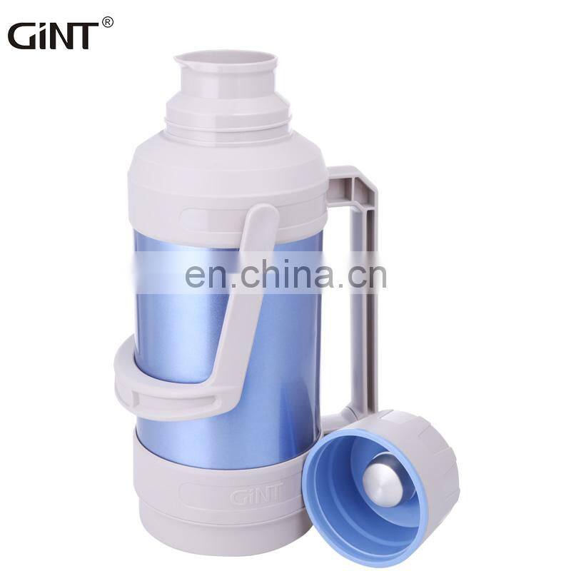 5 pound/8 pound stainless steel vacuum flask with Glass Liner 2 in 1 lid 2L 3L good thermal Hot water flask insulated