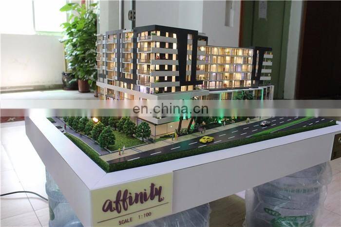 Ho scale condominium model made in China model manufacturer