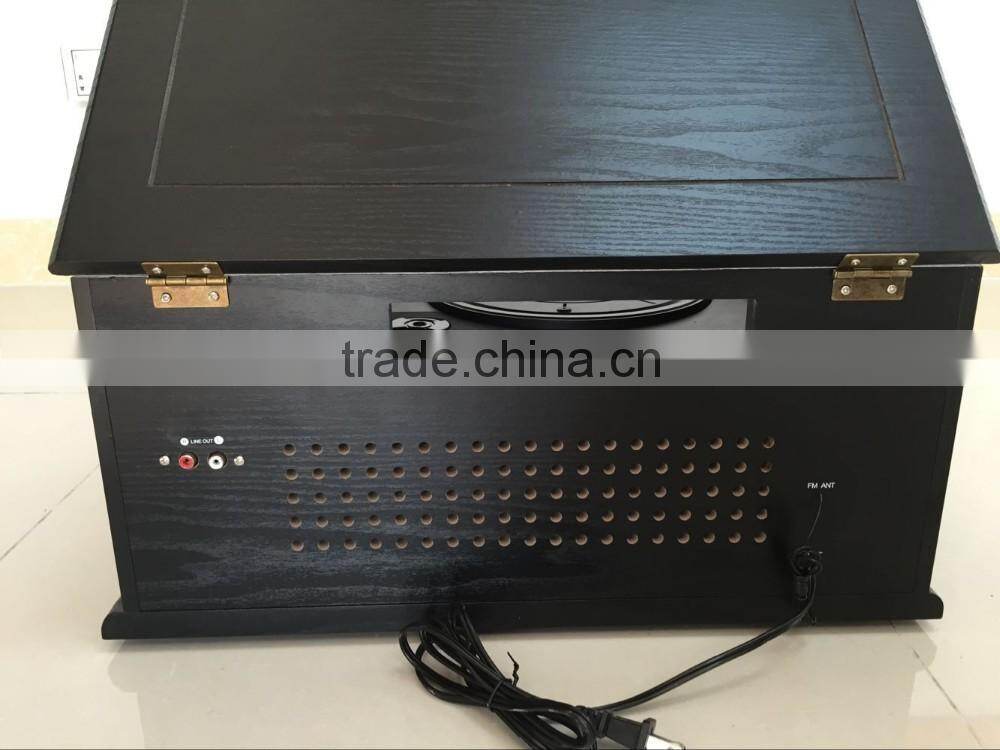 Stereo System High Torque 3 Speed Vinyl Turntable