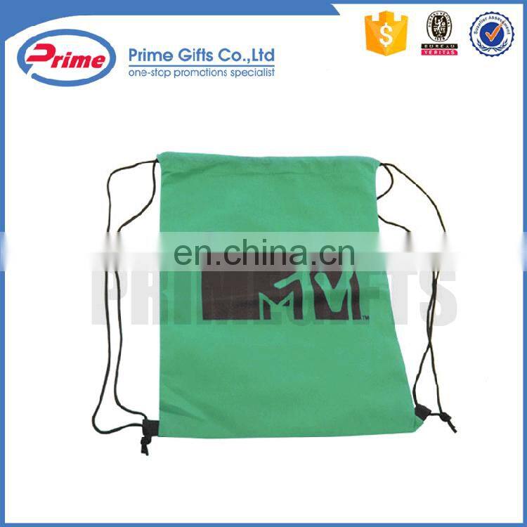 Promotional Non Woven Drawstring Gift Bag with Custom Logo