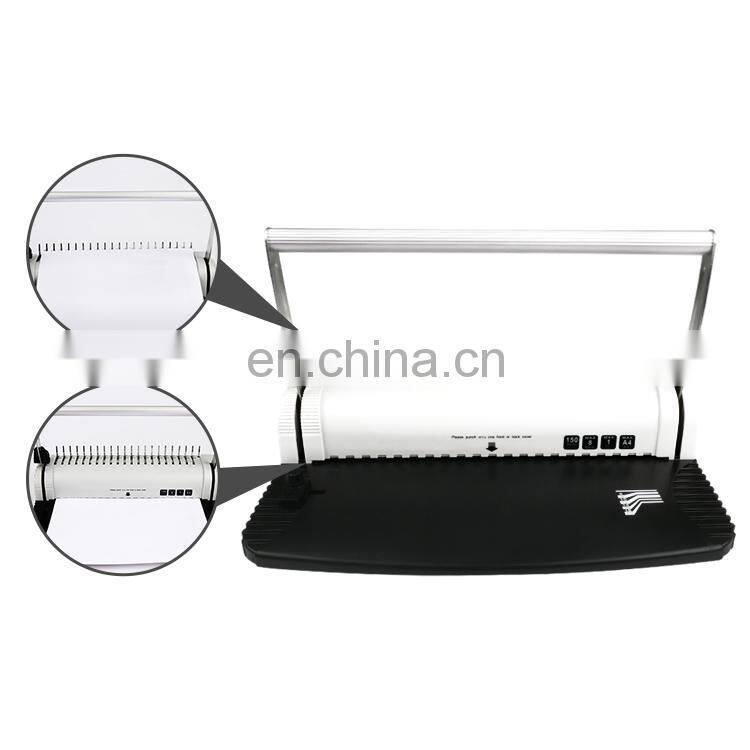 Professional Office Desktop Easy Use A4 Size Paper 150 Sheets Manual Comb Binding And Punching Binder Machine