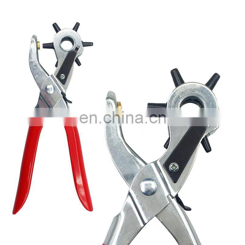 Leather Belt Hole Punch Plier Eyelet Puncher Revolve Sewing Machine Bag Setter Multi-function punch tool