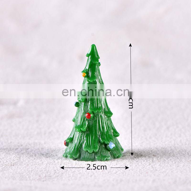Christmas Resin Elk Santa Claus Ornaments Merry Christmas Decoration For Home Figurines Miniatures 2023 New Year Xmas Box Decor