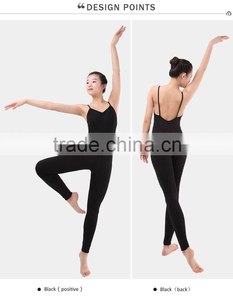 Sexy Gilrs Angkle Length Long Sleeves Turtle-Neck Dance Tights and Gymnastics Unitards
