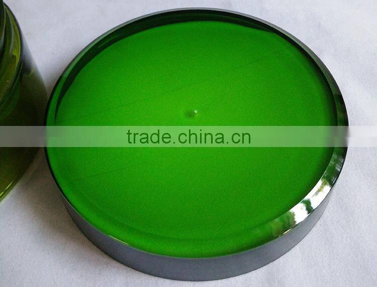 Green color PET 150g Facel Mask Cream Jar