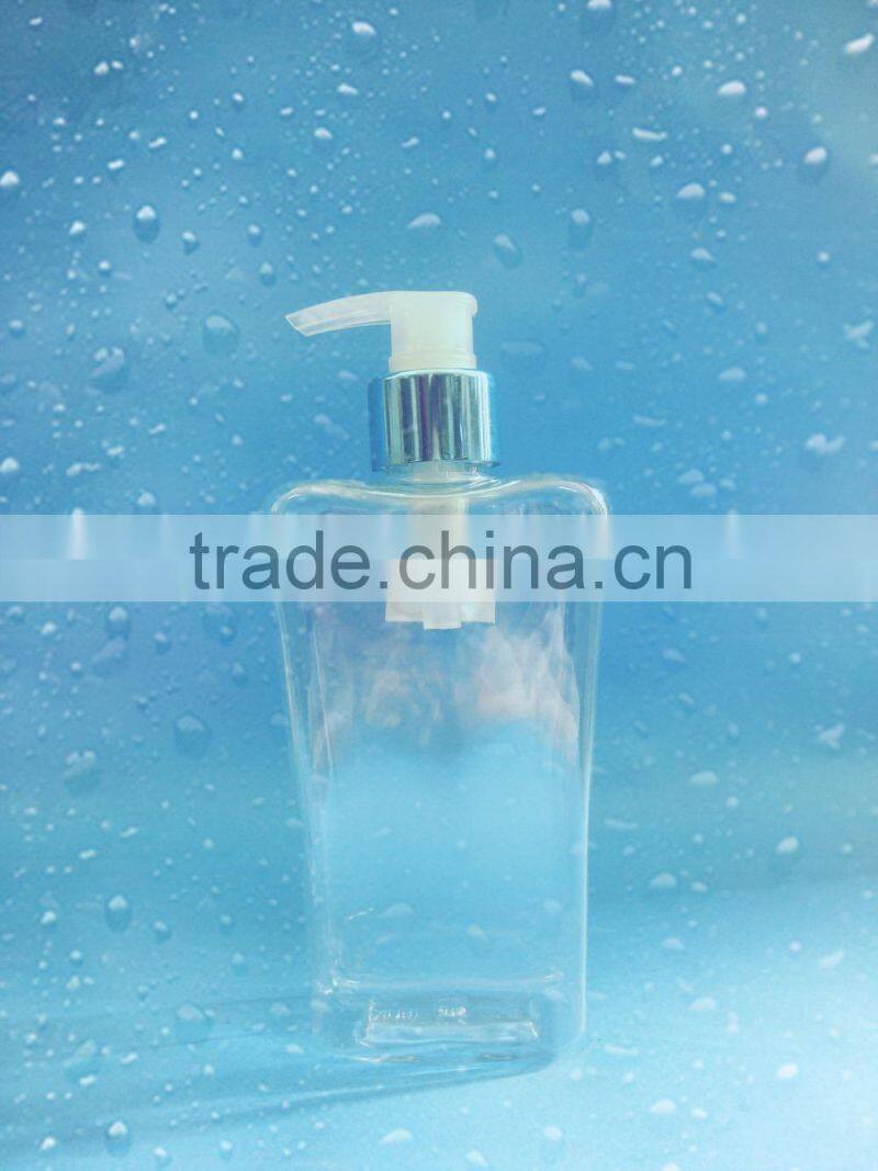 Empty plastic ball shape PET bottle 150ml / shiny green empty bottle with lotion pump