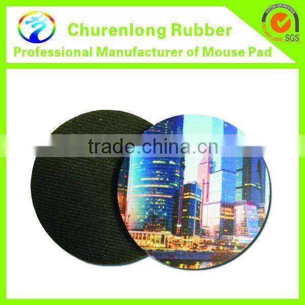 Hot china products custom round shaped silicone coaster
