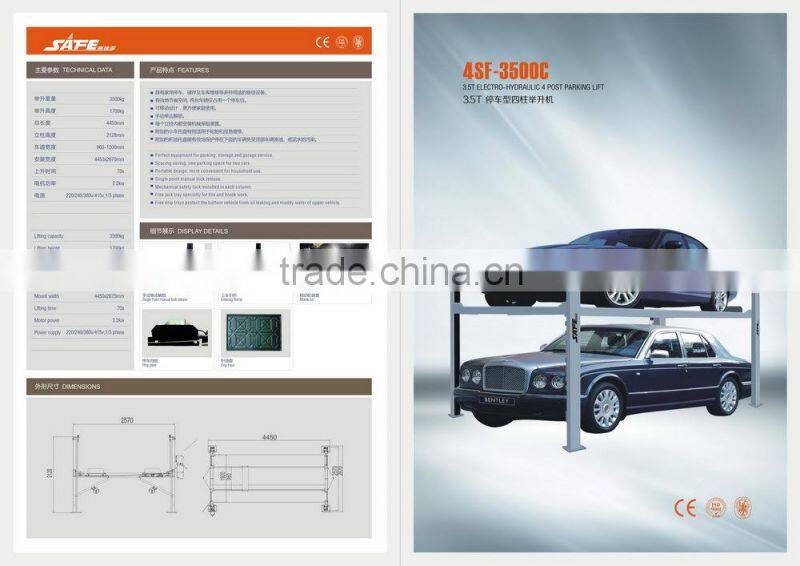 SF-H3500 Two Level Alignment Scissor Lift, Car Lift Equipment, Lift Car