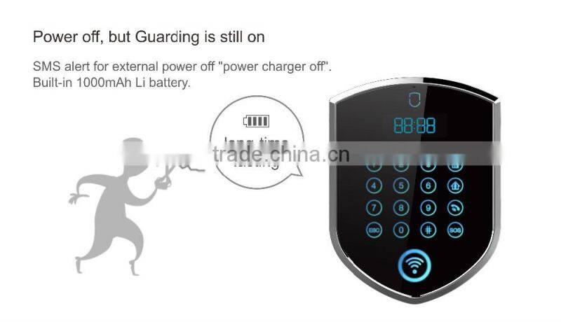 China Factory OEM/ODM GSM security wireless 3G WIFI smart security alarm system YL-007WM2
