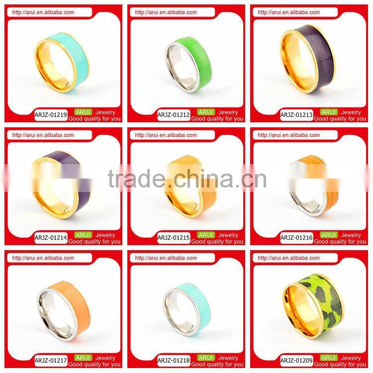 import china goods high quality gold plating purple ring