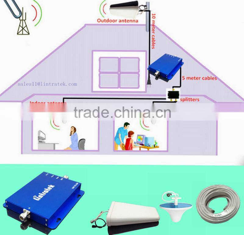Indoor antenna home booster/dual band repeater 850 1900/ Dual band mobile phone signal booster/CDMA+PCS car signal Amplifier