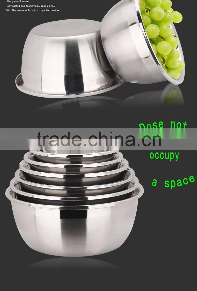 big fruit basin/ stainless steel vegetable container/ kitchen accessories