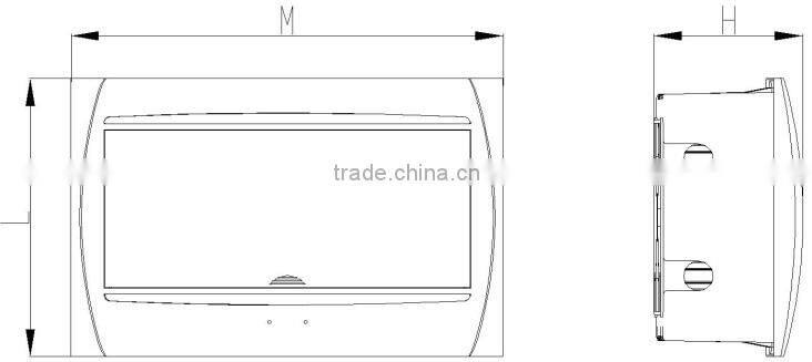 Electrical distribution box size 6,8,12,16,24,36way for house