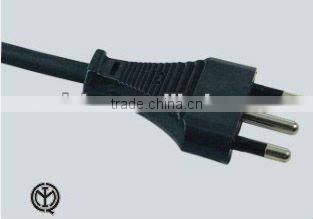 Italy 3-round-pins electric vehicle power plug with 10A 250V