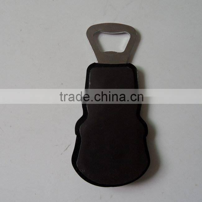 Soft pvc flower skull VEGAS souvenirs beer bottle opener fridge magnet