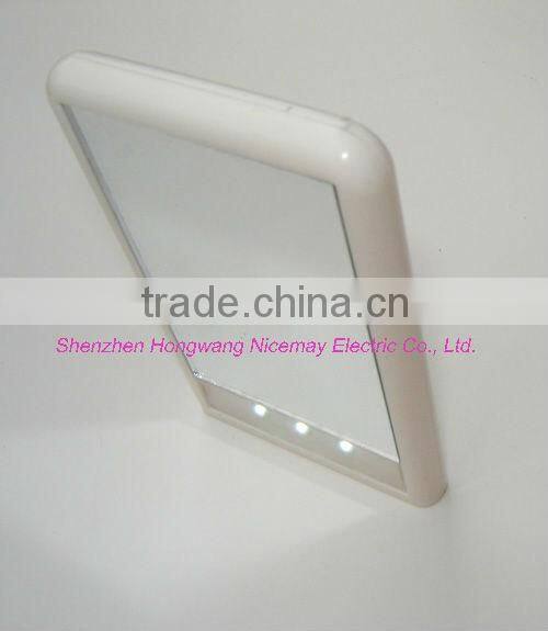 Rectangle Shape Modern Style Lighted up Cosmetic Mirror
