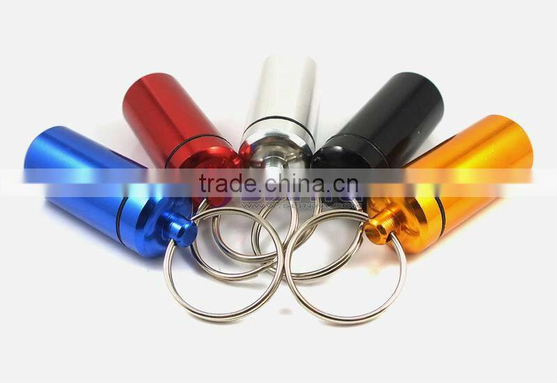 Golden Super Big Metal Capsule Shape Alloy Capsule Vial