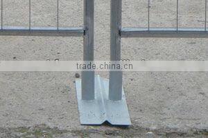 Hot dipped Galvanized crowd control barrier panel