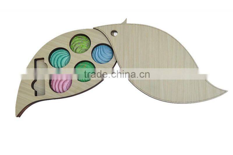2016 newest products!Leaf shape 5 mixed-colors eyeshadow palette