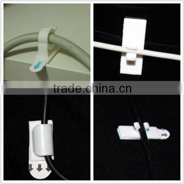 plastic self adhesive 3m cable clips