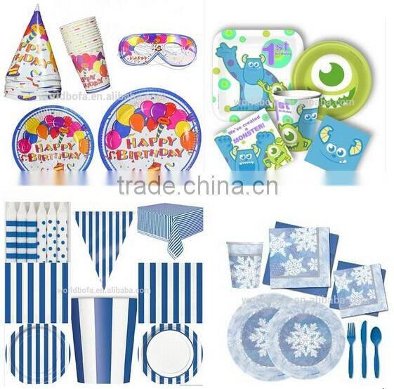 Lovely monsters design party table decoration suppliers