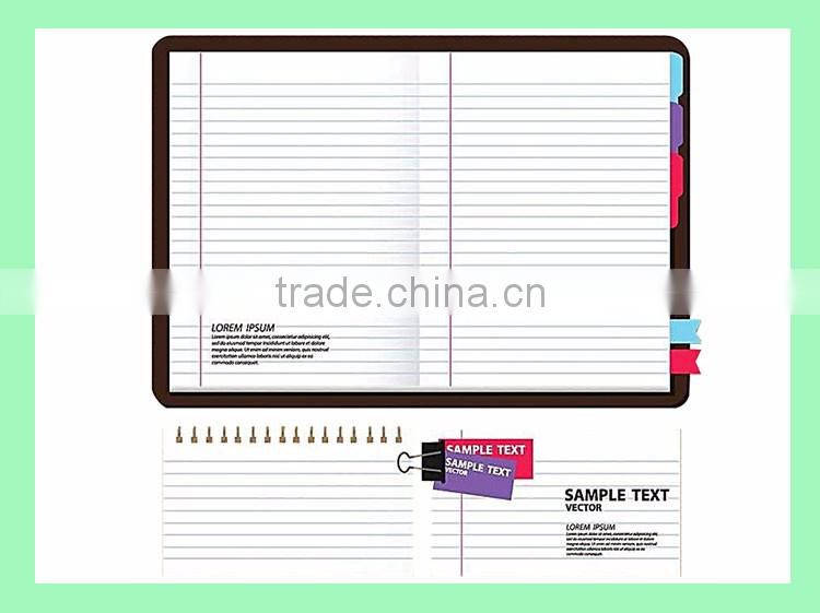 Personalized notebook printing school/office stationery notebook