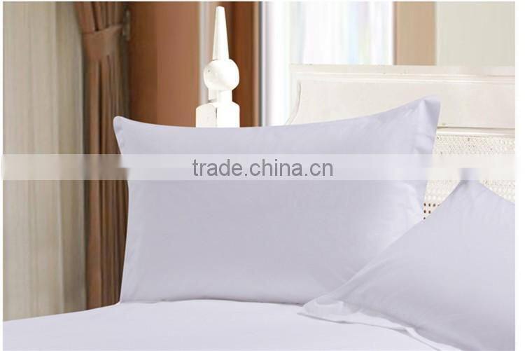 100% Cotton plaid wholesale Hotel white pillowcases