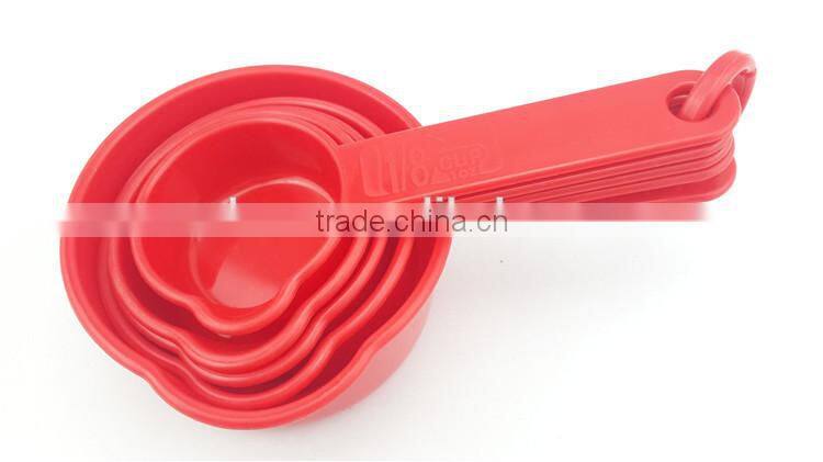 Silicon handle measuring spoon and cups