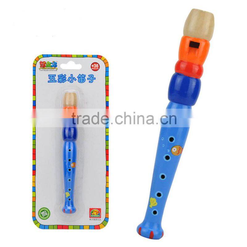 25 experience wood kids toys factory mini childen blue first music toys model educational toy wooden musical instruments flute
