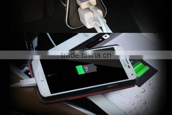 Factory Wholesale Car Charger 3 USB Car Charger Mobile Phone Battery Charger