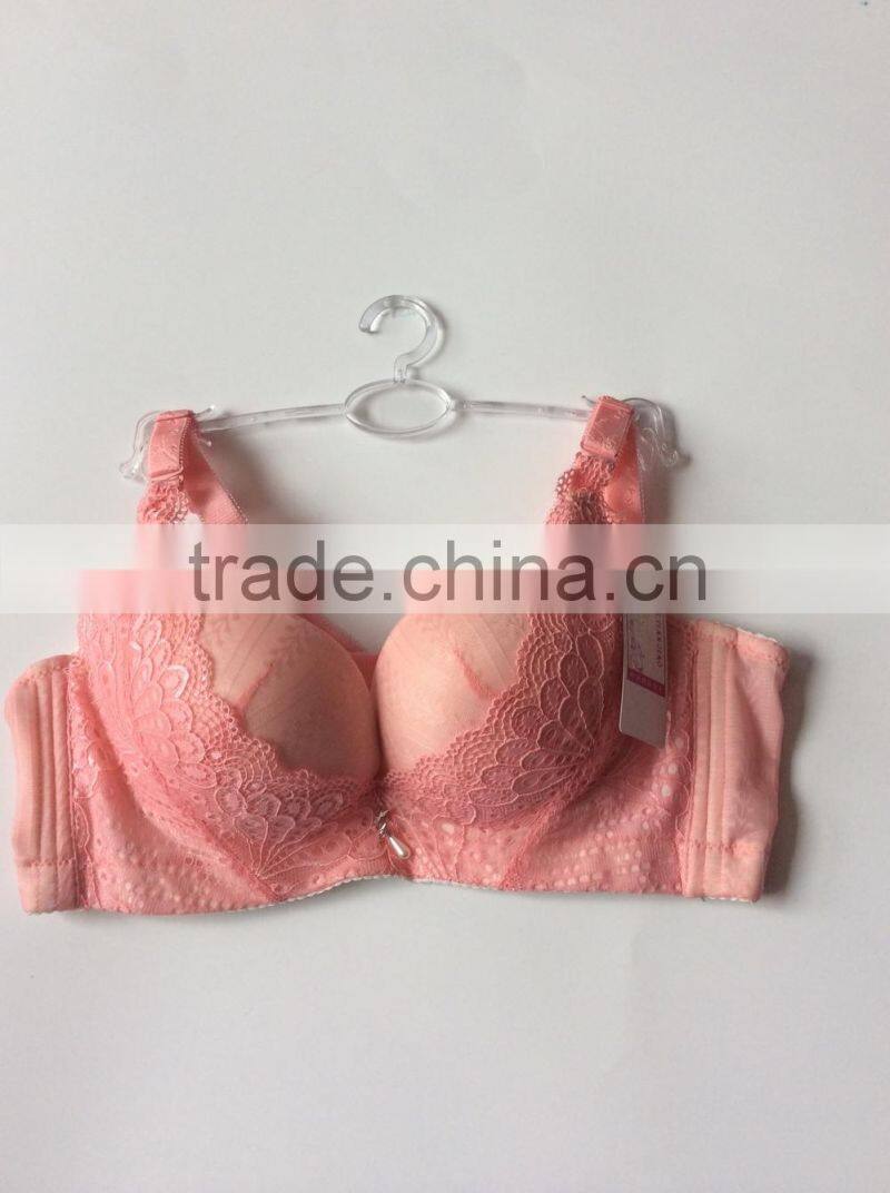 2015 New Style Pink Big Women Bra