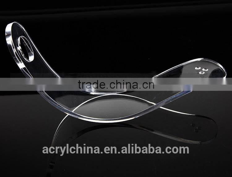 Hot clear acrylic red wine rack acrylic wine rack wine display shelf