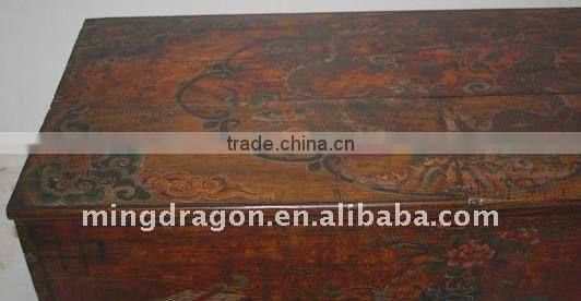 Mongolian furniture painted chest