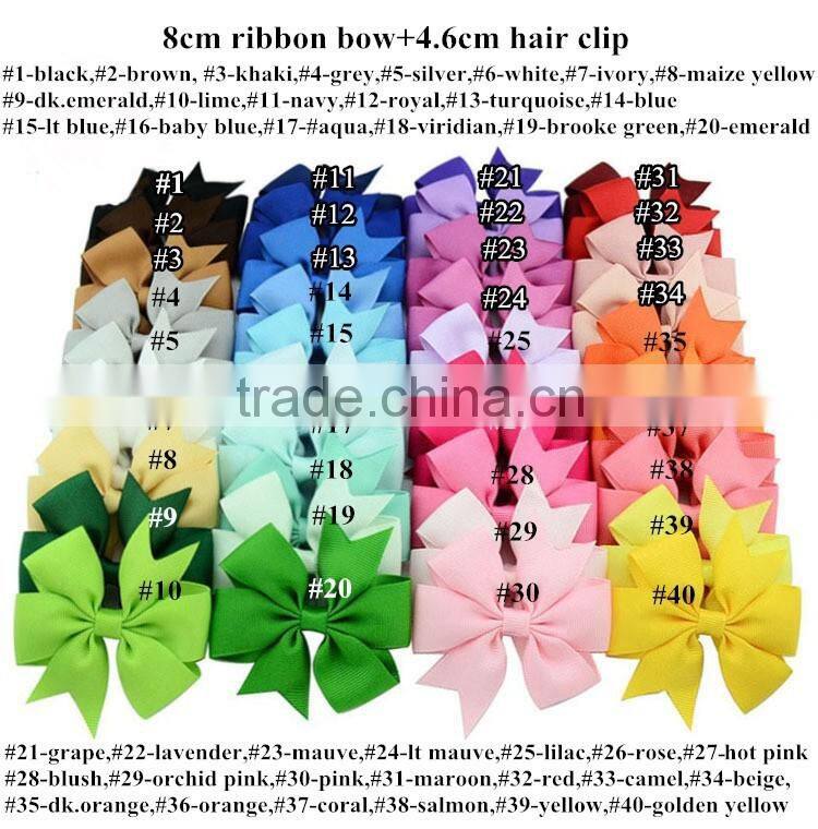 Newest Handmade Glitter Sequin Hair Bow - High Quality Fabric Bow Accessory