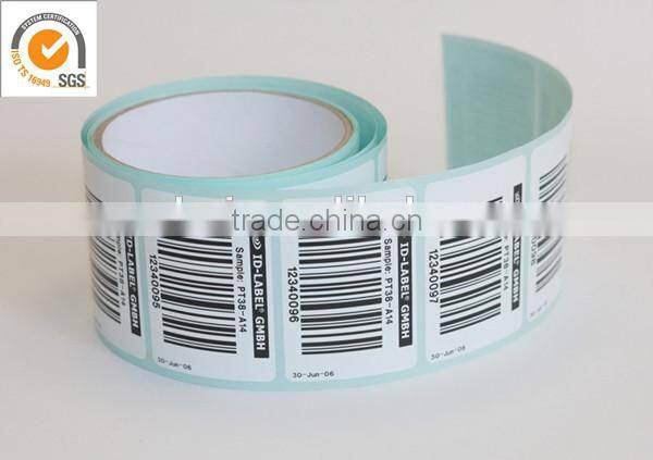 high quality custom barcode label paper