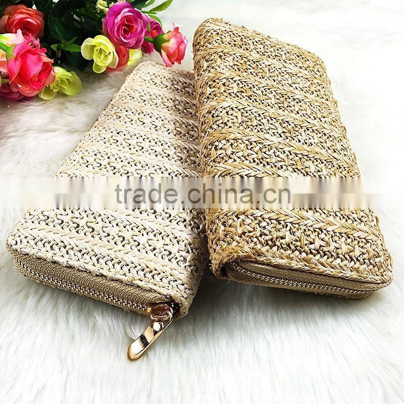 High Quality Long New Fashion Mix Colors Women PU Linen Cluth Wallet Famous Brand Designer Bag Purse Wallet