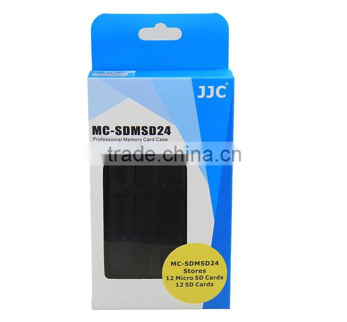 JJC new products Waterproof water-resistant Storage Memory Card Case Protector for 12XSD cards
