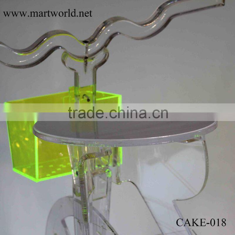 amazing bicycle shape acrylic wedding cake stand cake decoration wedding decoration wholesale cake decorating supplies CAKE-018