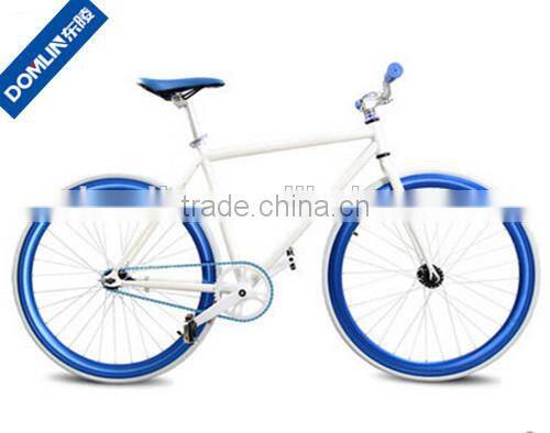 factory price 700C hi-ten steel single speed road bike
