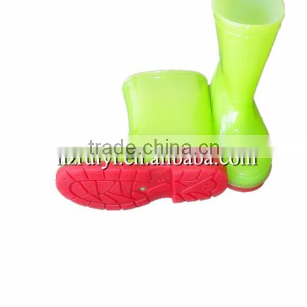 princess PVC rain boots wholesale construction