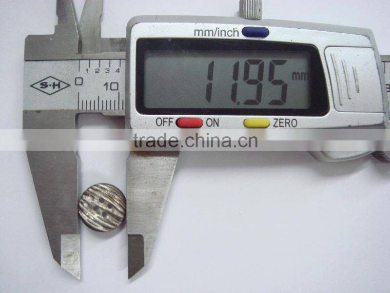 12mm zinc alloy 4 holes manufaturers of buttonfor clothes