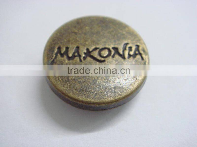 18mm designer spring clothing metal brass press snap button