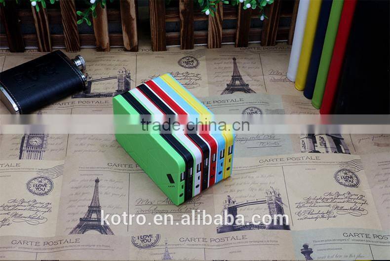 4000mAh 8000mAh Li-polymer Cube battery charger pack Portable Power bank for iphone