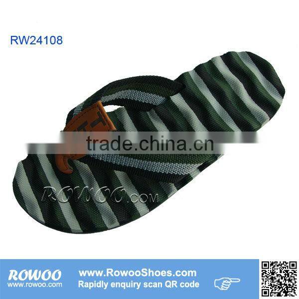 Men's camoflage stripe EVA massage slippers