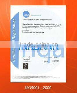 For silicone/textile of cotton digital Textile Pigment Ink 8 colors