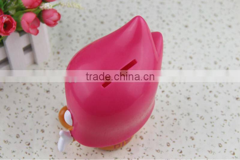 lovly figures model plastic pvc coin bank for kids