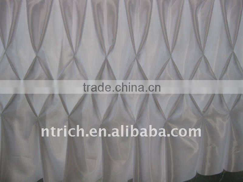 Fascinating!!! 2012 banquet style table cloth,table skirt,honeycomb style,fashion design